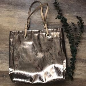Michael Kors Metallic Finish-Carry All